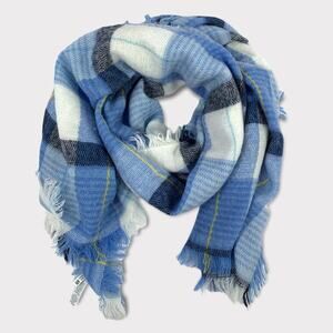 Aerie Plaid Fringe Oversized Blanket Scarf